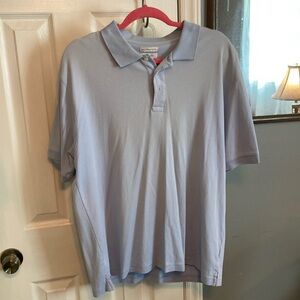 Van Heusen Blue Polo Shirt Casual Comfort Size L